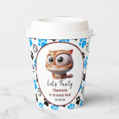 ポーティだ！かわいい猫2歳の誕生日パーティー 紙コップ (裏面)