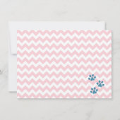 ポーティキテンス子供の誕生日パーティの招待状 (裏面)