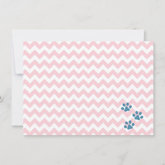 ポーティキテンス子供の誕生日パーティの招待状 (裏面)