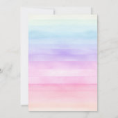 ポーティパピー誕生日招待状ドッグパーティーガール 招待状 (裏面)