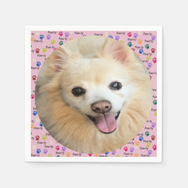 ポーティーしよう!カスタム犬 スタンダードカクテルナプキン