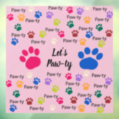 ポーティーしよう！ドッグ ウィンドウサイン (シート3)