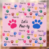 ポーティーしよう！ドッグ ウィンドウサイン (シート2)