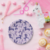 ポーティーしよう！//パーティーシェイプ屈曲可能なバルーンドッグ ペーパープレート (パーティー)