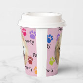 ポーティーしよう!犬の誕生日パーティーbash紙カップ 紙コップ (右)