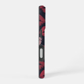 ポーティ口紅キスパターン iPhone 16ケース (右側面)