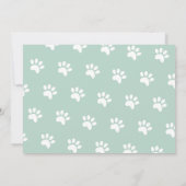 ポーティ誕生日キャットキッテンポーガールズおもしろい写真 招待状 (裏面)