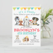 ポーティ·ワンピー·パーティー誕生日 招待状 (スタンド正面)