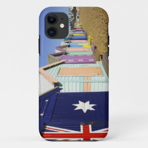 ポートのブライトン中央ビーチの水着用更衣ボックス iPhone 11 ケース