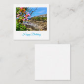 ポートアイザックコーンウォールハーバーフィッシャーマンズフレンズン ノートカード (正面/裏面)