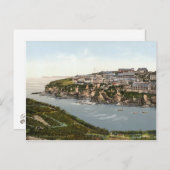 ポートアイザック、コーンウォール、イングランドc.1895 ポストカード (正面/裏面)