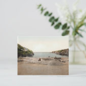 ポートアイザック、ポートガバーン、コーンウォール、イングランドc.1895 ポストカード (スタンド正面)