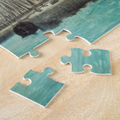 ポートアットカレーbyマネ、ヴィンテージ印象主義アート ジグソーパズル (側面)