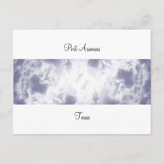 ポートアランサス(パノラマ)クラウド#2はがき ポストカード (正面)