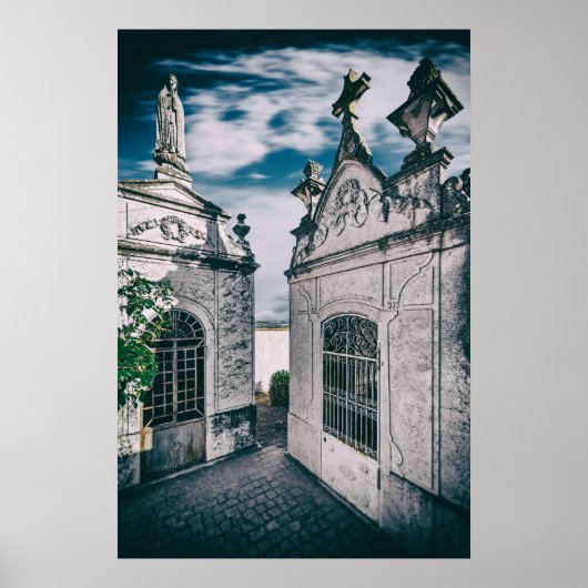 ポートアレグレ州クラトにあるカトリック墓地の墓 ポスター (正面)