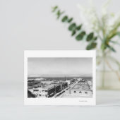 ポートアンジェルス、WAタウンビューアンドハーバー写真 ポストカード (スタンド正面)