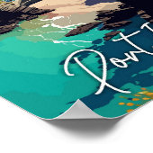 ポートイサックイングランドヴィンテージ旅行イラストレーション ポスター (角)