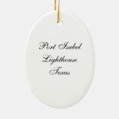 ポートイザベルライトハウス セラミックオーナメント (裏面)