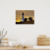 ポートイザベル、テキサス州灯台 ポスター (キッチン)