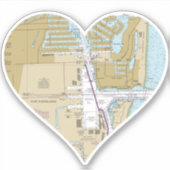 ポートエバーグレーズフロリダチャート シール (正面)