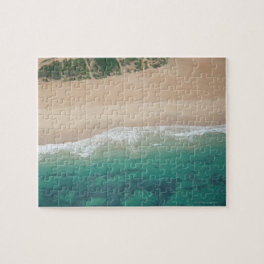 ポートエリザベスの海ビュービーチの空中表示 ジグソーパズル (横)