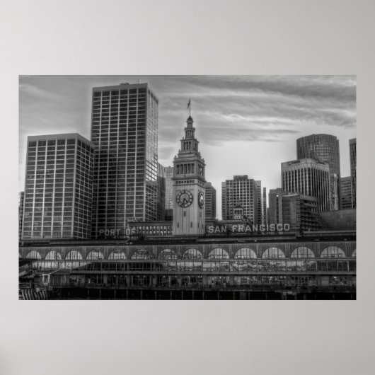 ポートオブサンフランシスコ，フェリー建物 ポスター (正面)