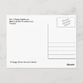 ポートオブスペイン灯台,トリニダード葉書 ポストカード (裏面)