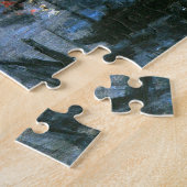 ポートオブルアーブル、ナイトエフェクトモネファインアート ジグソーパズル (側面)