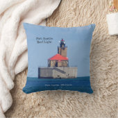 ポートオースティンリーフライトスクエアピロー クッション (ブランケット)