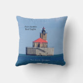 ポートオースティンリーフライトスクエアピロー クッション (裏面)