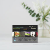 ポートカスタムフォリオの名刺写真テンプレート 名刺 (スタンド正面)