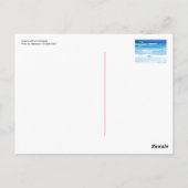 ポートキャンベル沖の水族館(バス海峡) ポストカード (裏面)