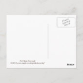 ポートクインコーンウォールイングランドポリダークロケーション ポストカード (裏面)