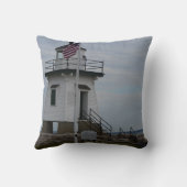 ポートクリントンのライトハウス写真は クッション (裏面)