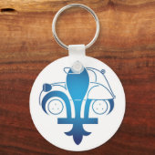 ポートクレロゴフォーラムcitroen2cvquebec キーホルダー (正面)