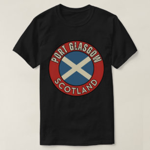 ポートグラスゴー、スコットランド Tシャツ