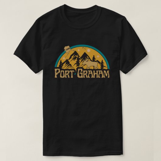 ポートグラハム, アラスカ州 Tシャツ (デザイン正面)