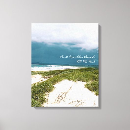 ポートケムブラウォロンゴンビーチNSW キャンバスプリント (正面)