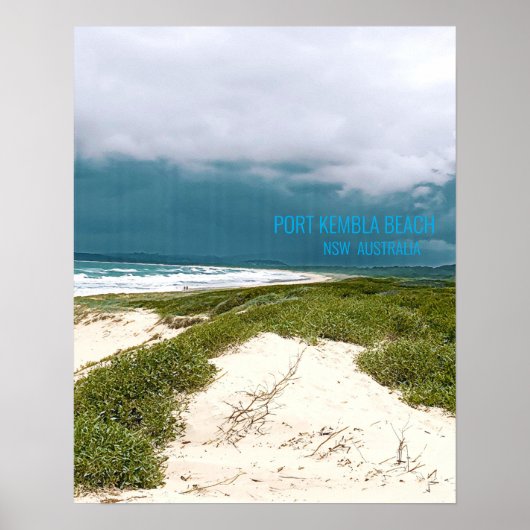 ポートケムブラウォロンゴンビーチNSW ポスター (正面)