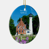 ポートサニラックライトハウスオーナメント セラミックオーナメント (右)