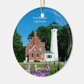 ポートサニラックライトハウスオーナメント セラミックオーナメント (左)