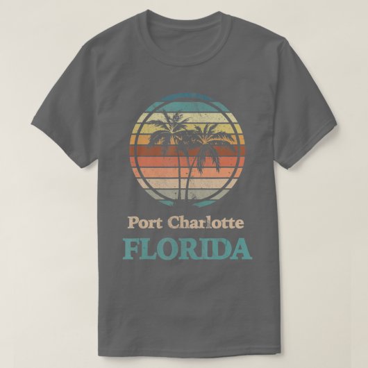 ポートシャーロッテフロリダ Tシャツ (デザイン正面)