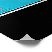 ポートシャーロット・フロリダ衛星ポスターマップ ポスター (角)