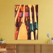 ポートタウンゼント、木製ボートフェスティバル キャンバスプリント (インサイチュ (リビング))