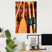 ポートタウンゼント、木製ボートフェスティバル ポスター (ホームオフィス)