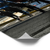 ポートタウンゼンドの造船所写真 ポスター (角)