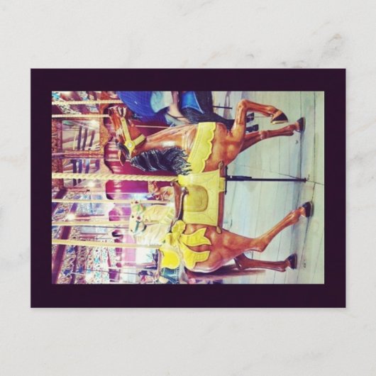 ポートダルホージー回転木馬 ポストカード (正面)