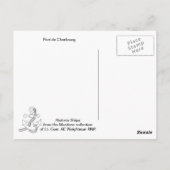 ポートデシェルブール ポストカード (裏面)