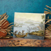 ポートドゥリープレート75、「ル・コスチューム・アンシェンモダン」 フォトプラーク (側面)