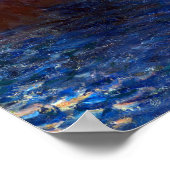 ポートドモワのベルレにあるクロード・モネ・ロックス ポスター (角)